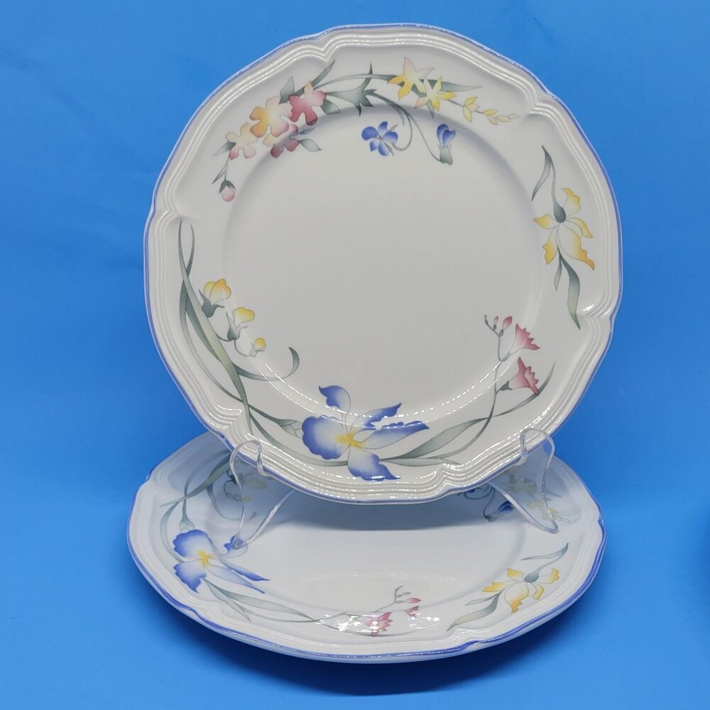 Villeroy & Boch Riviera Salad Plates 8 1/4" Set Of 2